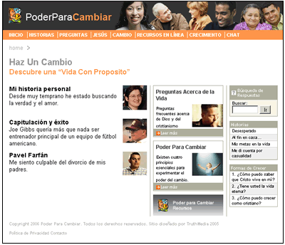 PoderParaCambiar ScreenShot
